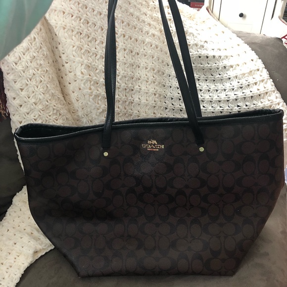 coach neverfull tote